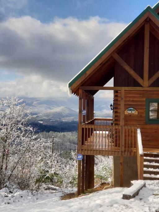 Yogi'S Den: Breathtaking Views! 3 Min To Dollywood, On 1 Acre! Villa Sevierville Exterior photo